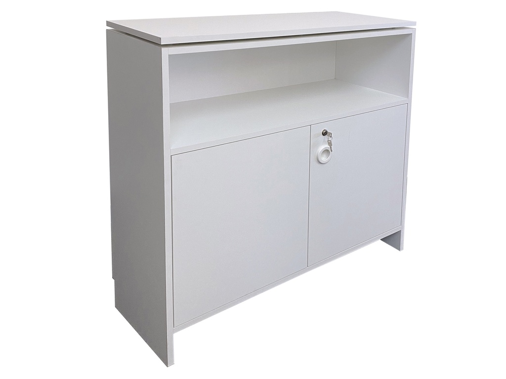 Vernier | White lockable counter, straight