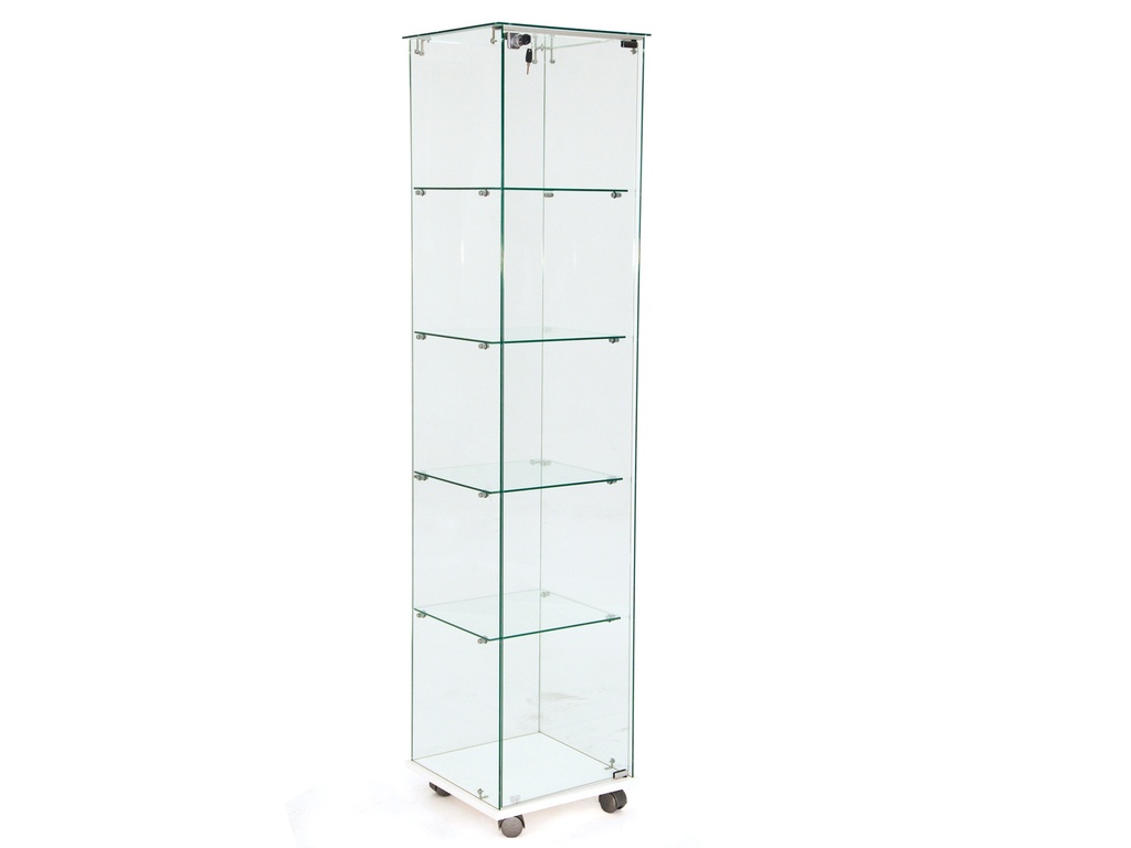 Charmey | Showcase with 4 shelves, lockable