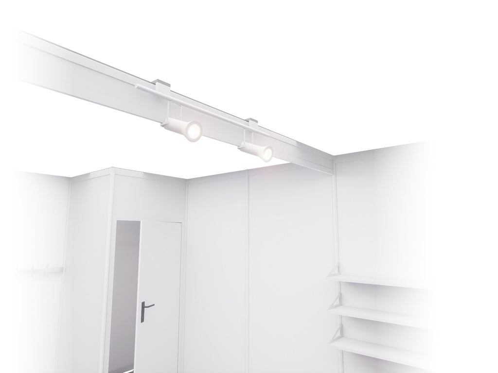 133 Rail supplémentaire avec 2 spots LED