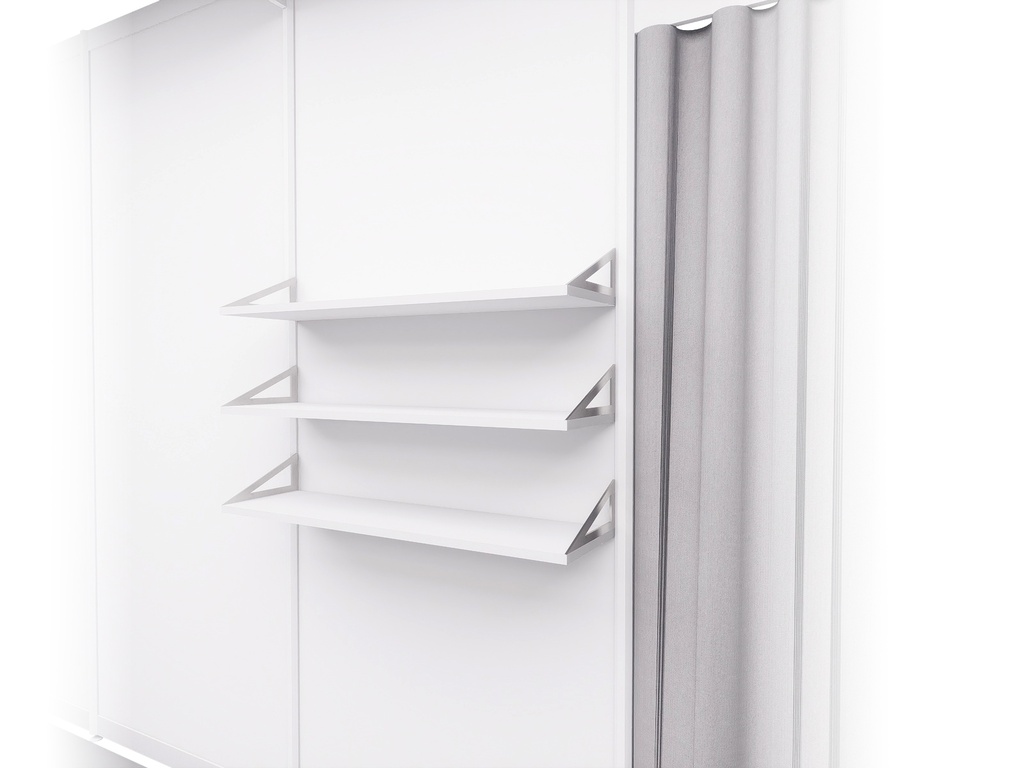 161 Trois étagères horizontales