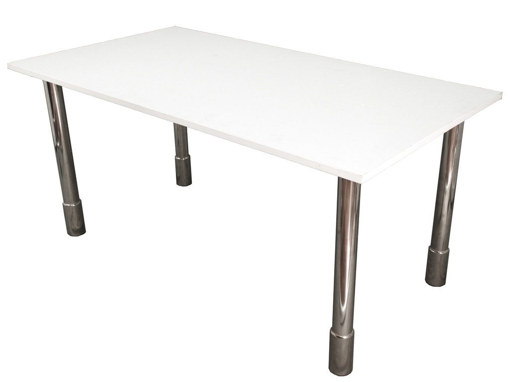 Table Bienne-Emmental | Rectangulaire en bois blanc