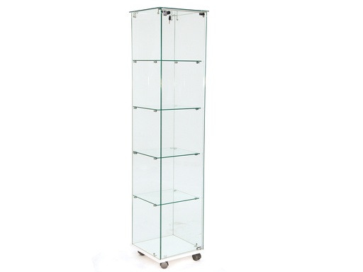 Charmey | Showcase with 4 shelves, lockable