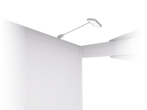 132 Spot à tige fixation en haut de paroi