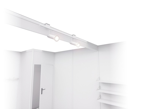 133 Rail supplémentaire avec 2 spots LED