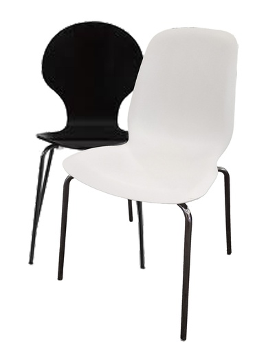 Anières |  White wooden chair